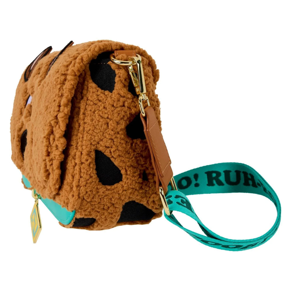 Loungefly Scooby-Doo Sherpa Cosplay Crossbody Bag - Brown