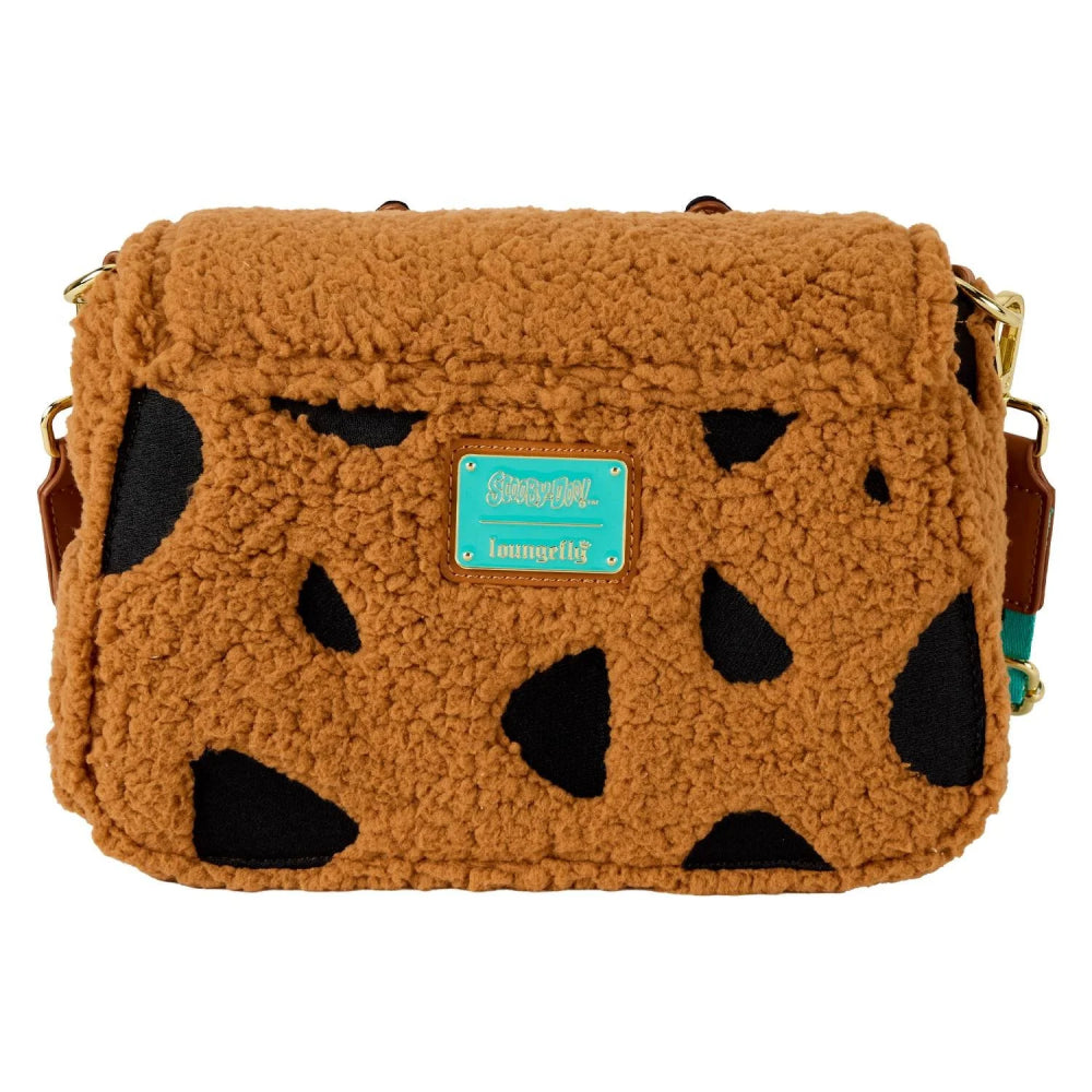Loungefly Scooby-Doo Sherpa Cosplay Crossbody Bag - Brown