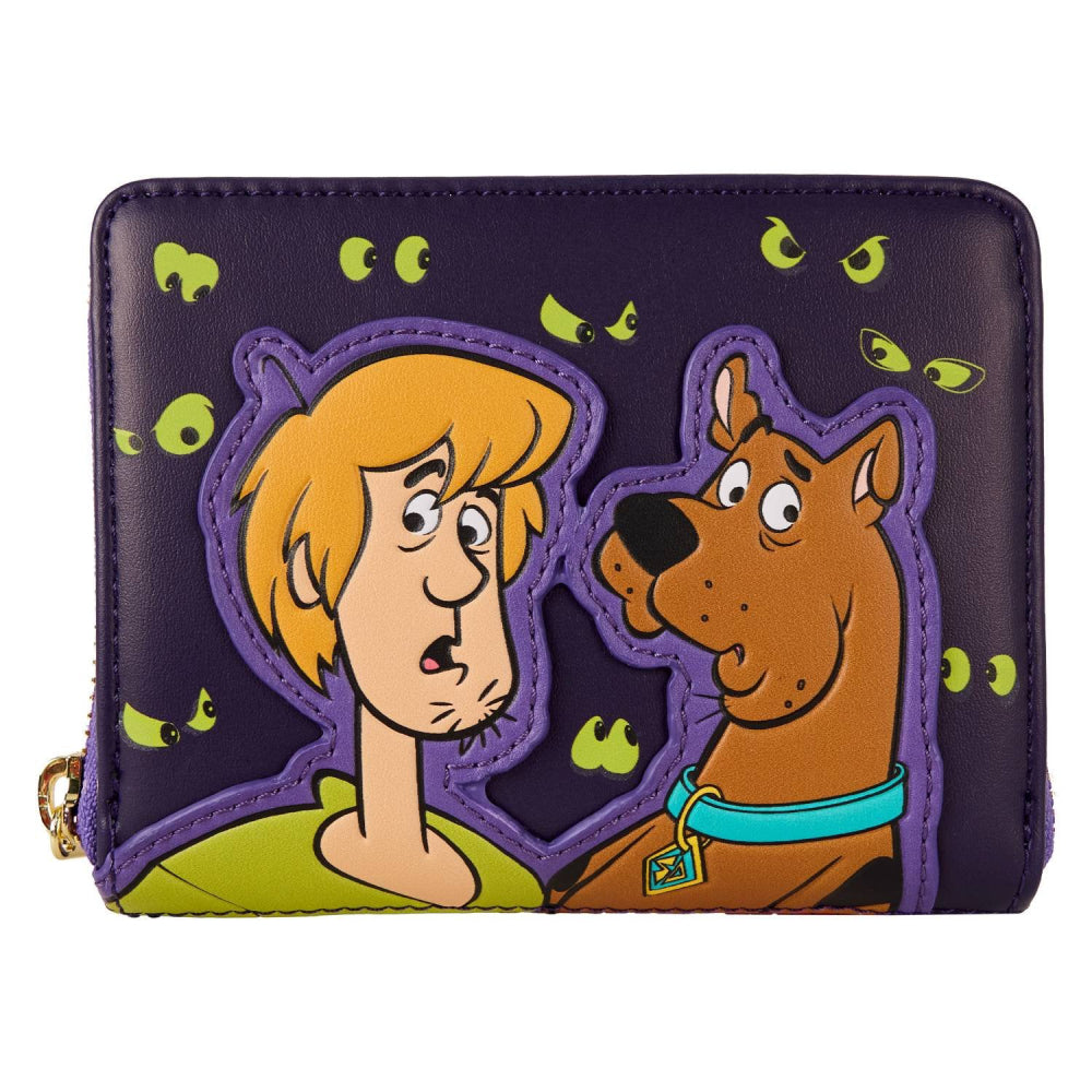 Loungefly Scooby-Doo Mystery Inc Glow Zip Around Wallet - Purple