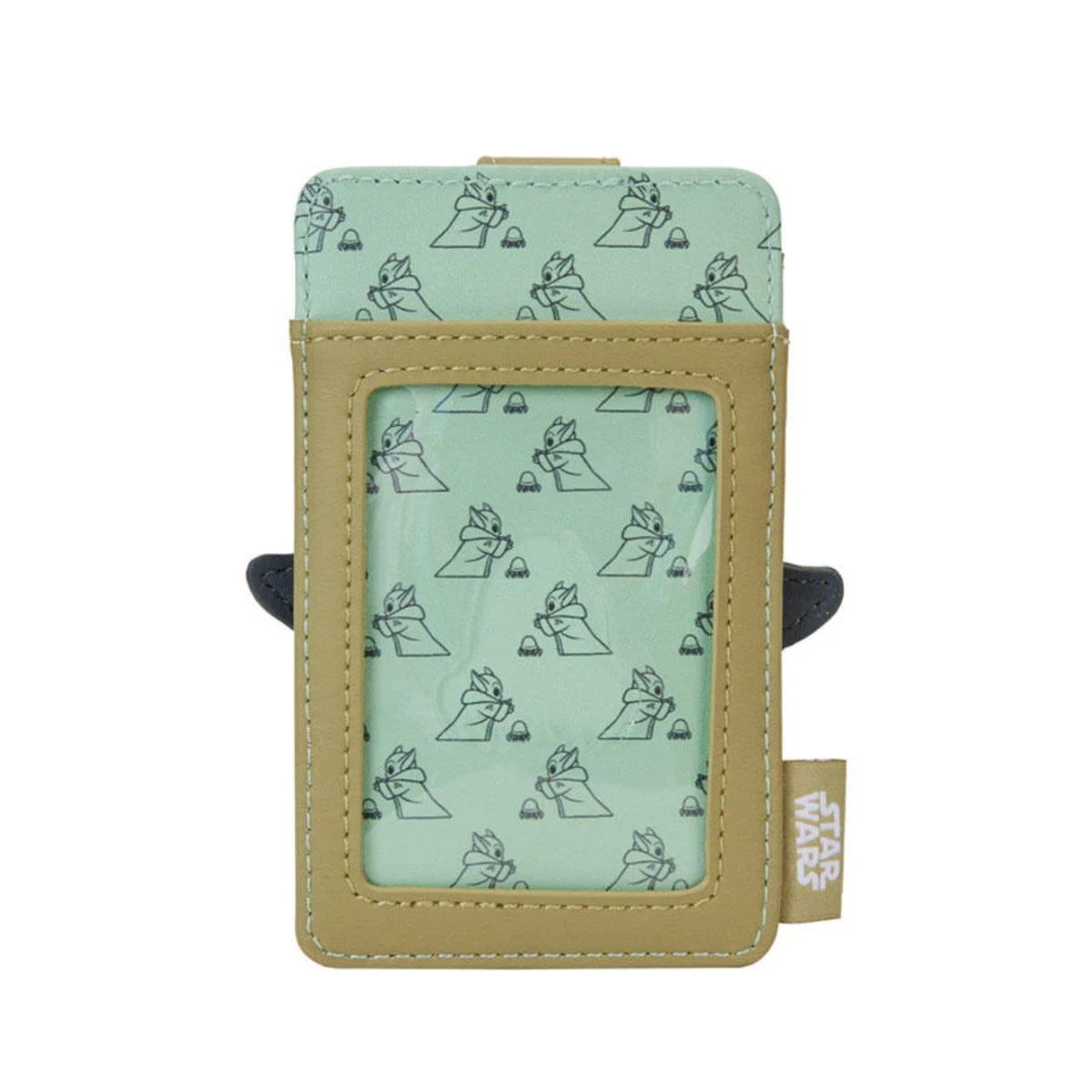 Loungefly Mandalorian Grogu And Crabbies Cardholder - Green/Brown