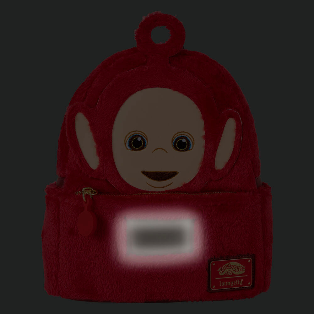 Loungefly Teletubbies Po Plush Cosplay Light Up Mini Backpack - Red