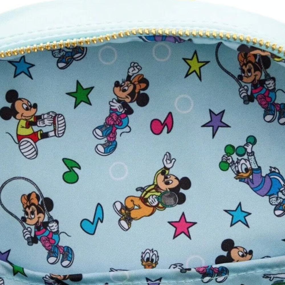 Loungefly Disney Mousercise Mini Backpack Bag