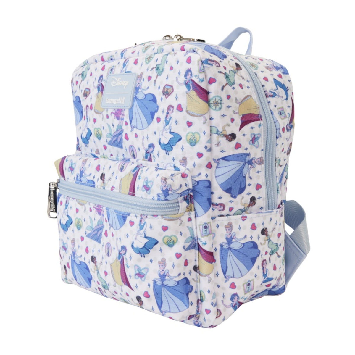Loungefly Disney Princess Manga Style Mini Backpack with Adjustable Strap