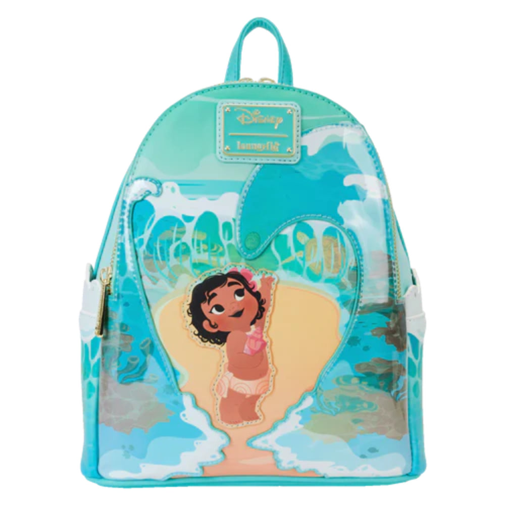 Loungefly Disney Moana Ocean Waves Mini Backpack - Blue