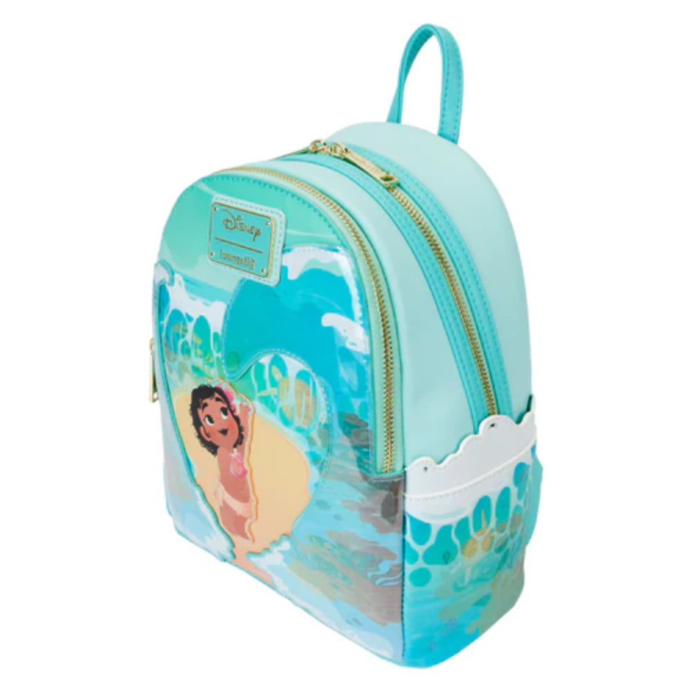 Loungefly Disney Moana Ocean Waves Mini Backpack - Blue