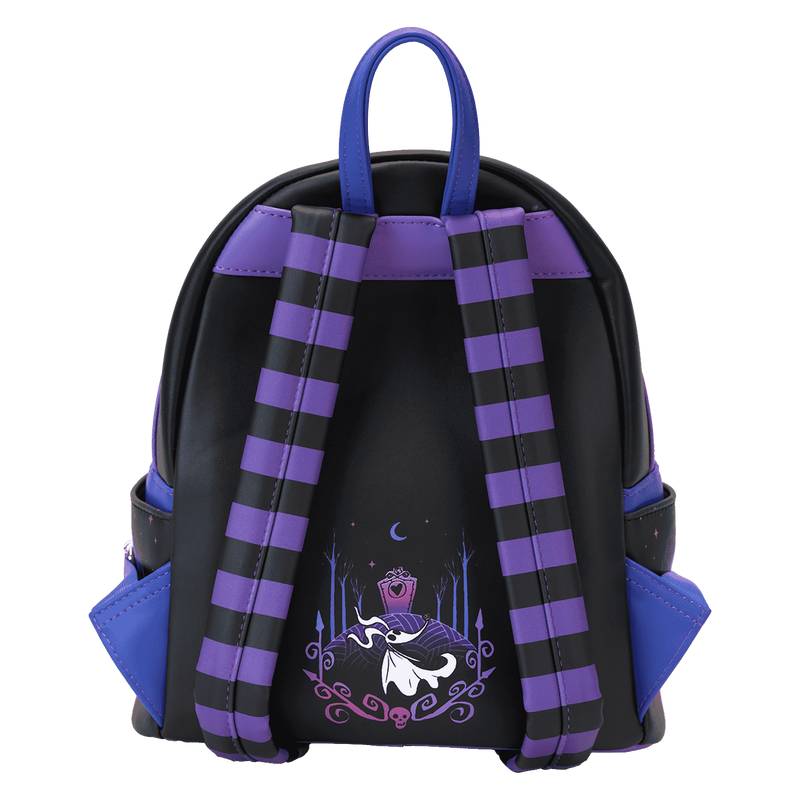 Loungefly Disney The Nightmare Before Christmas Zero Graveyard Light Up Mini Backpack - Black/Blue