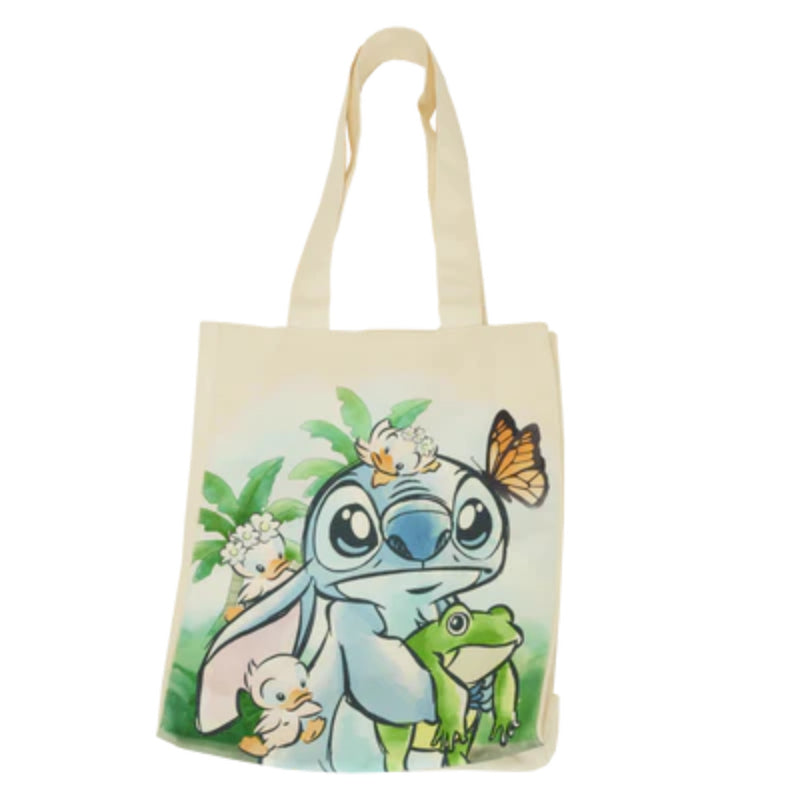 Loungefly Disney Lilo and Stitch Springtime Tote Bag - Beige