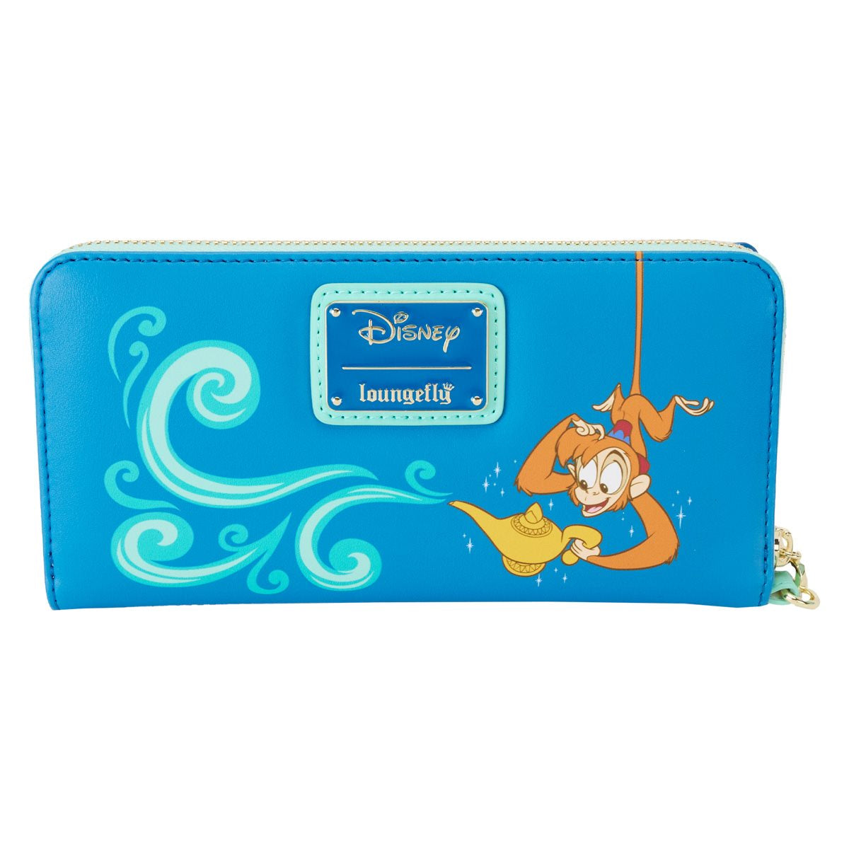 Loungefly Disney Princess Jasmine Lenticular Aladdin Wristlet Wallet - Blue