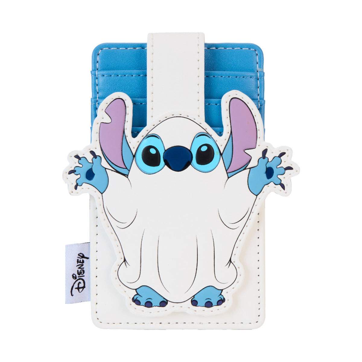 Loungefly Disney Stitch Ghost Card Holder - White/Blue