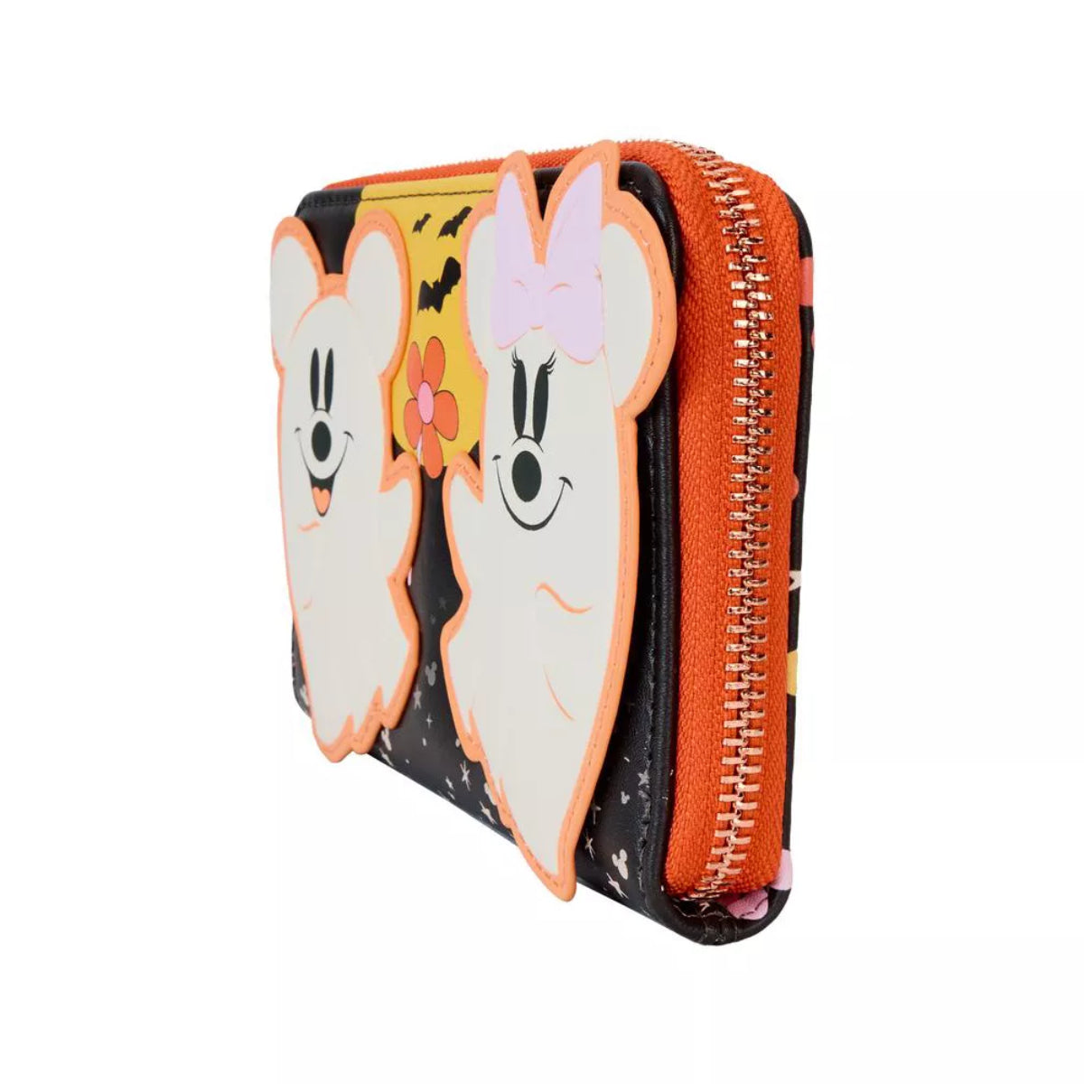 Loungefly Disney Mickey And Friends Halloween Zip Around Wallet - Black