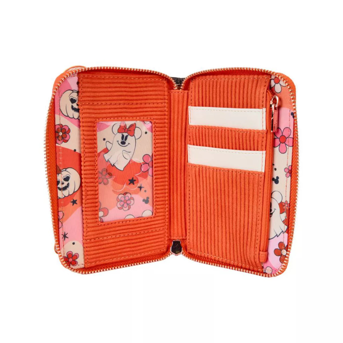 Loungefly Disney Mickey And Friends Halloween Zip Around Wallet - Black