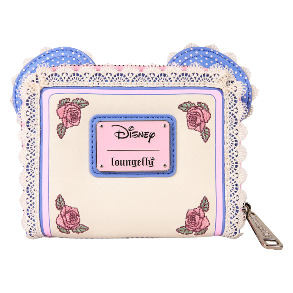Loungefly Disney Minnie Mouse Floral and Lace Zip Around Wallet