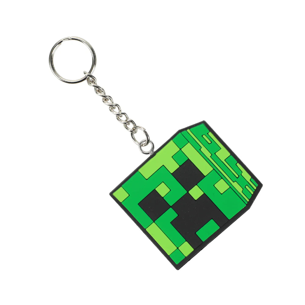 Bioworld Minecraft Creeper Blowing Up Right Now (5-Piece) Backpack and Lunchbox Set - Green