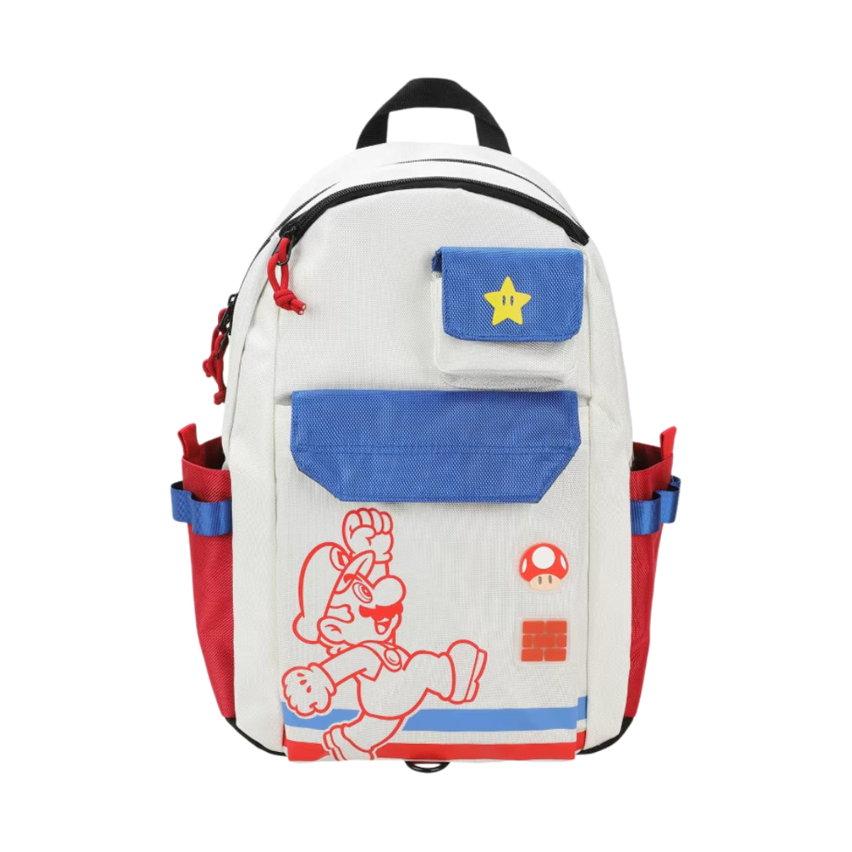 Bioworld Super Mario Bros Mario Jump Pose 19" Backpack - White