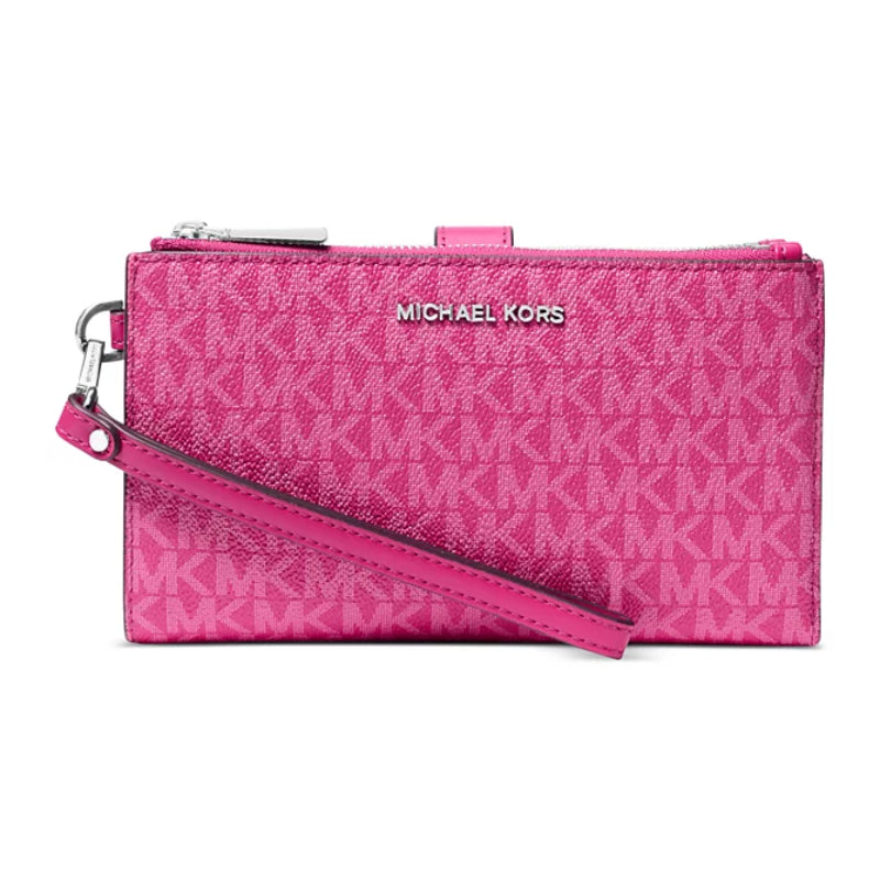 Michael Kors Jet Set Double Zip Wristlet - Pink