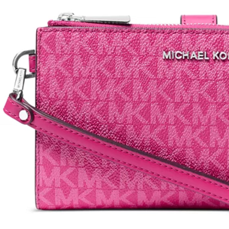 Michael Kors Jet Set Double Zip Wristlet - Pink