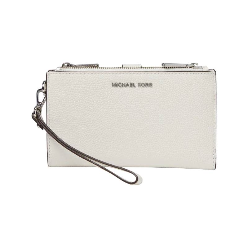 Michael Kors Jet Set Double Zip Wristlet - White