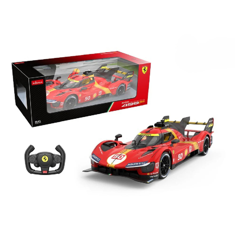 Rastar 1:14 Ferrari 499P Remote Control Car - Red