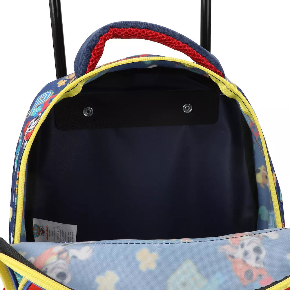 Paw Patrol 16" Youth Trolley Backpack with Rolling Wheels