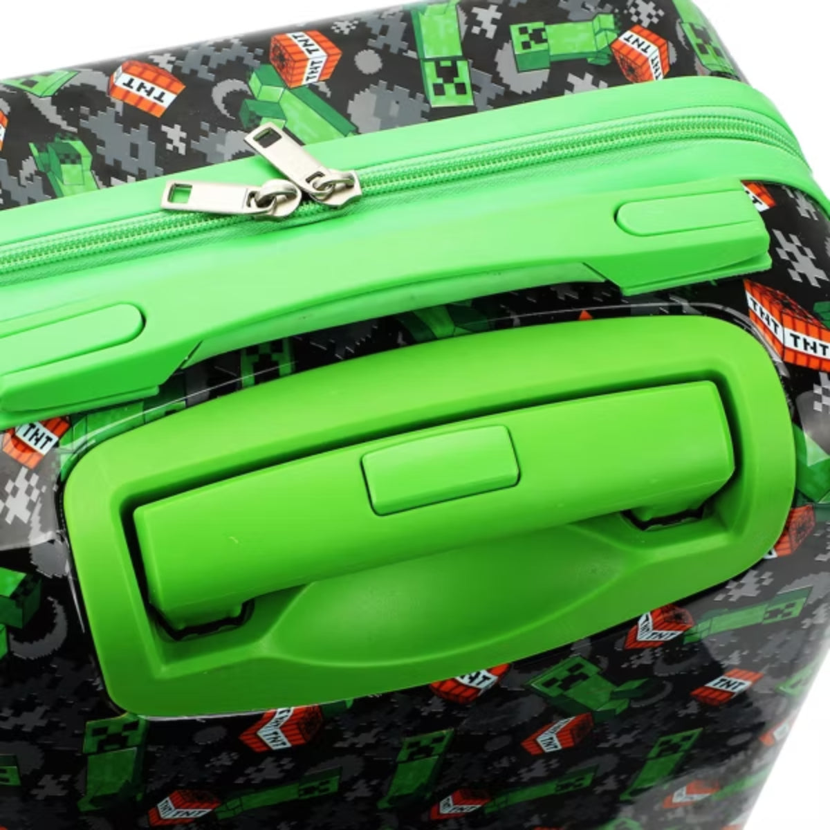 Bioworld Minecraft Creepers Backpack and Luggage Set (2-Piece) - Green/Black