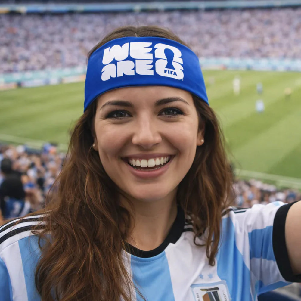 FIFA World Cup 2026 Unisex Logo Headband - Blue