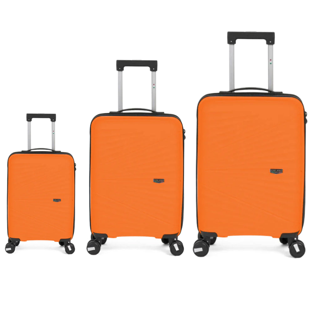 Toscano Ditta Hardside Spinner Wheel Luggage Bag Set (3-Piece)