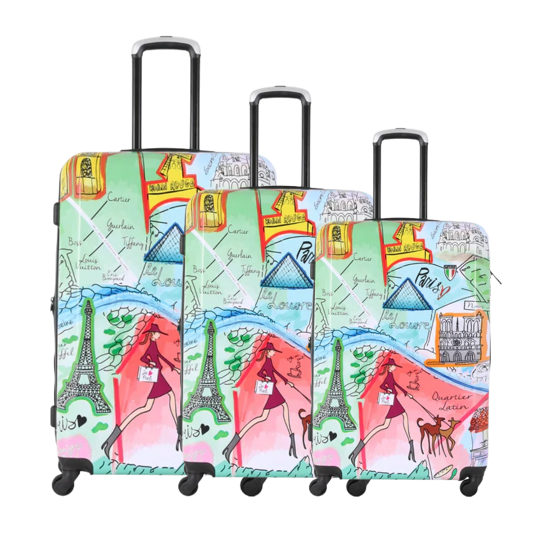 Tucci Carry On Travel Luggage Bag Set (3-Piece)