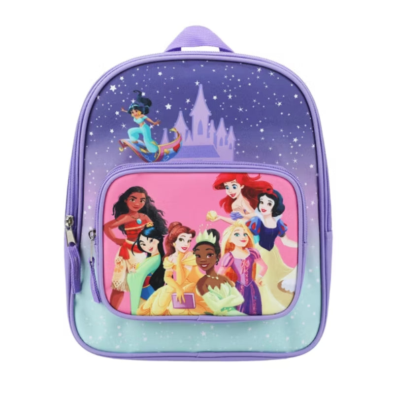 Bioworld Disney Princess Characters and Castle Luggage Set (2-Piece) - Purple