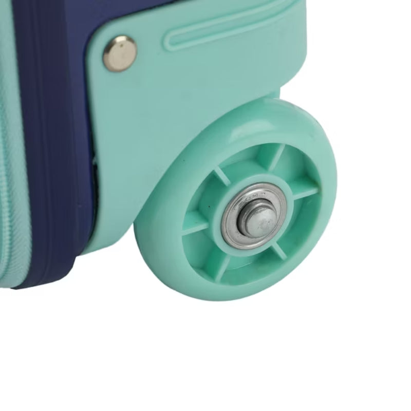 Bioworld Disney Stitch Vacay Mode Youth 18" Luggage - Blue