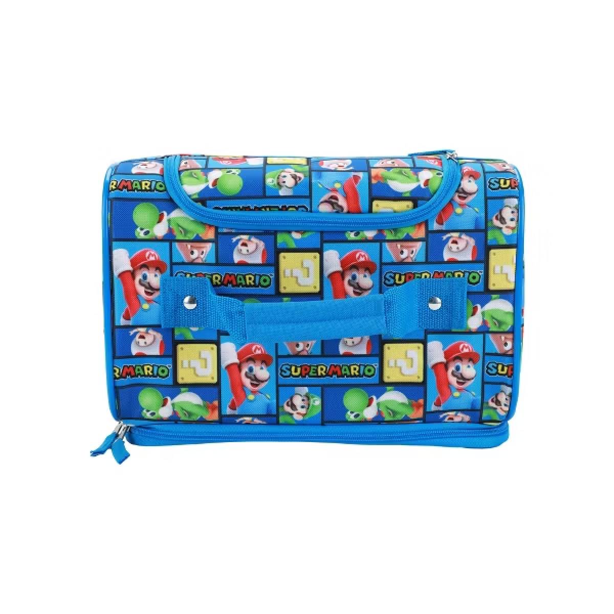 Super Mario Bros Mario & Yoshi Blue 18" Luggage - Blue