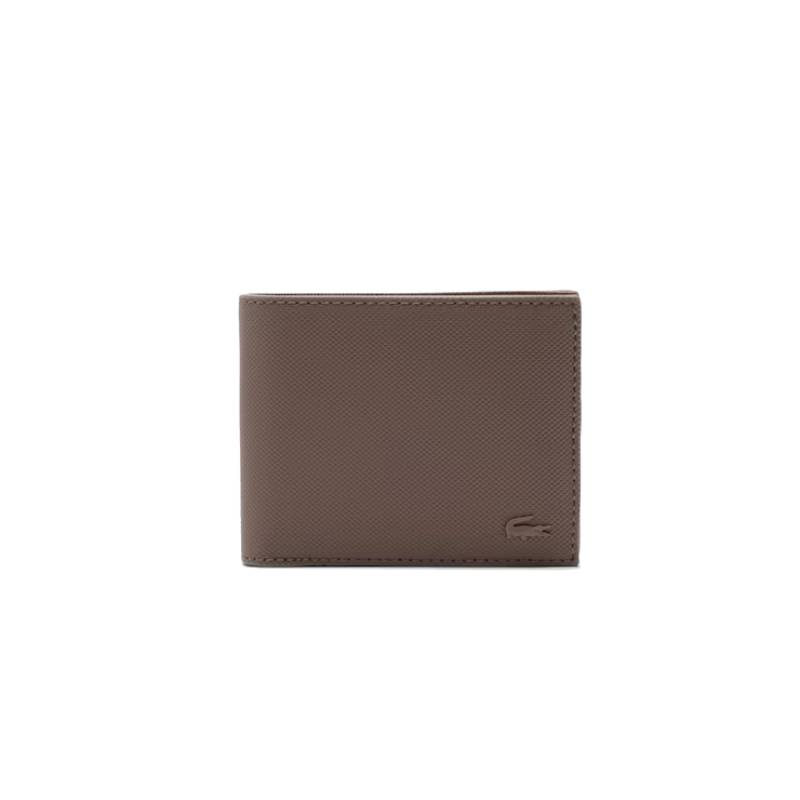 Lacoste Men's Classic Piqué Billfold Wallet - Brown