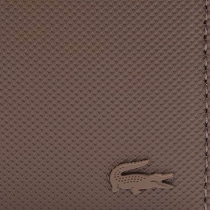 Lacoste Men's Classic Piqué Billfold Wallet - Brown