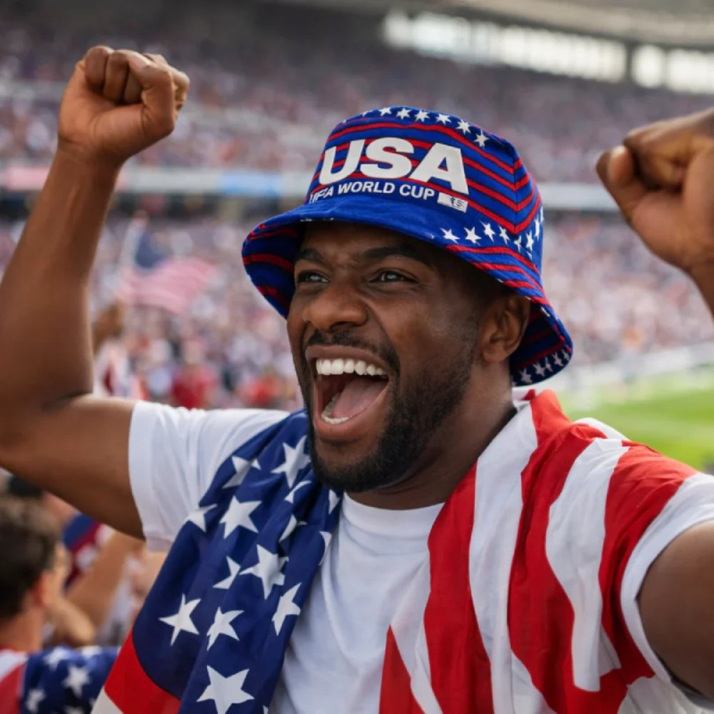 FIFA World Cup 2026 Unisex USA Bucket Hat - Blue