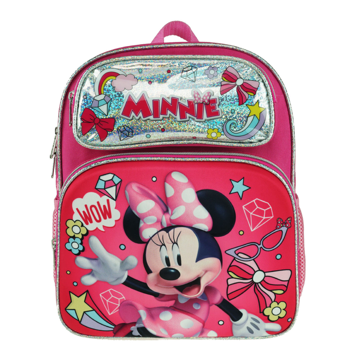 Disney Minnie Mouse Molded 3D Backpack - Pink