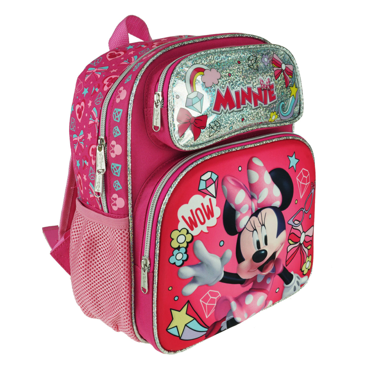 Disney Minnie Mouse Molded 3D Backpack - Pink
