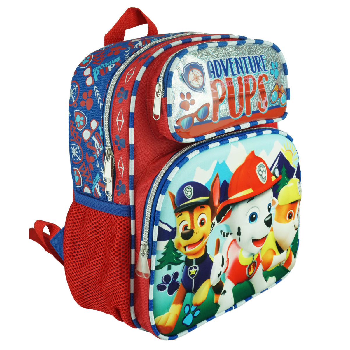 Nickelodeon Paw Patrol Molded 3D Backpack - Red/Blue
