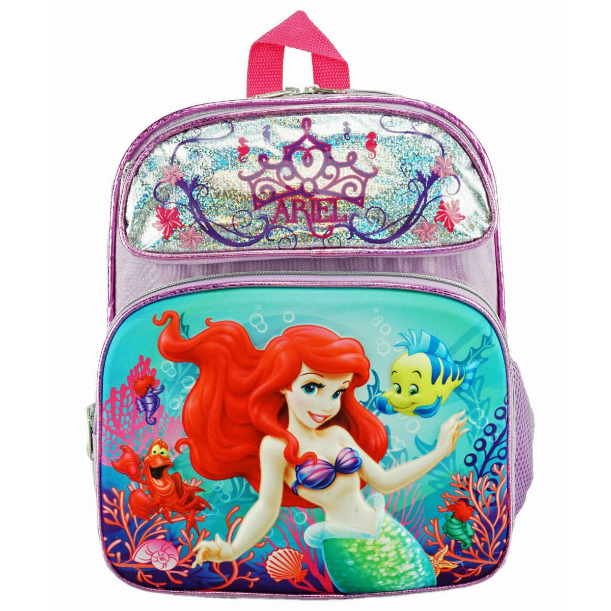 Nickelodeon The Little Mermaid Molded 3D Backpack - Purple