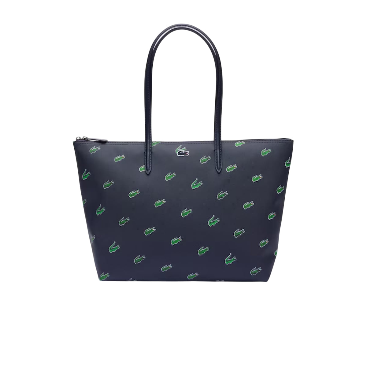Lacoste Women's Croc Print Tote Bag - Blue