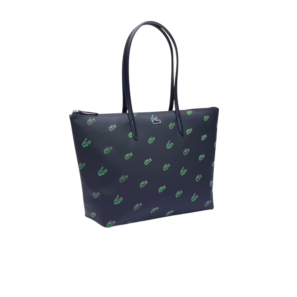 Lacoste Women's Croc Print Tote Bag - Blue