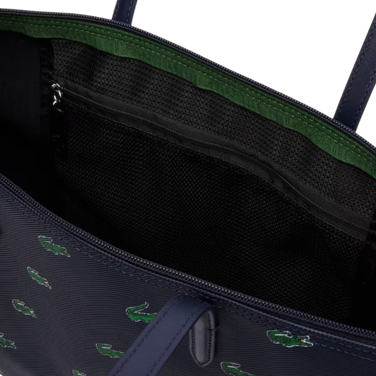 Lacoste Women's Croc Print Tote Bag - Blue