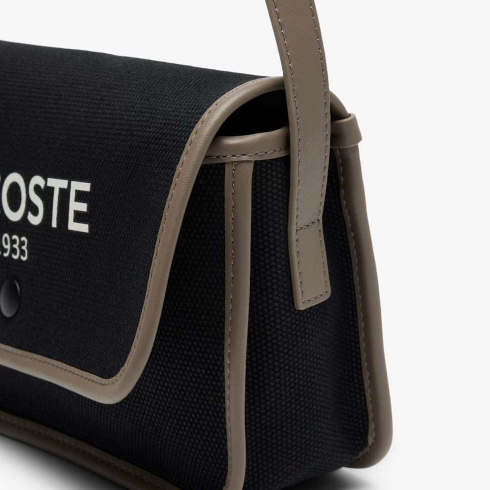 Lacoste Heritage Satchel Bag - Black