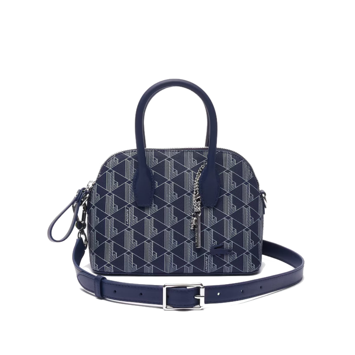 Lacoste Women's Bugatti Daily Lifestyle Monogram Mini Shoulder Bag - Blue