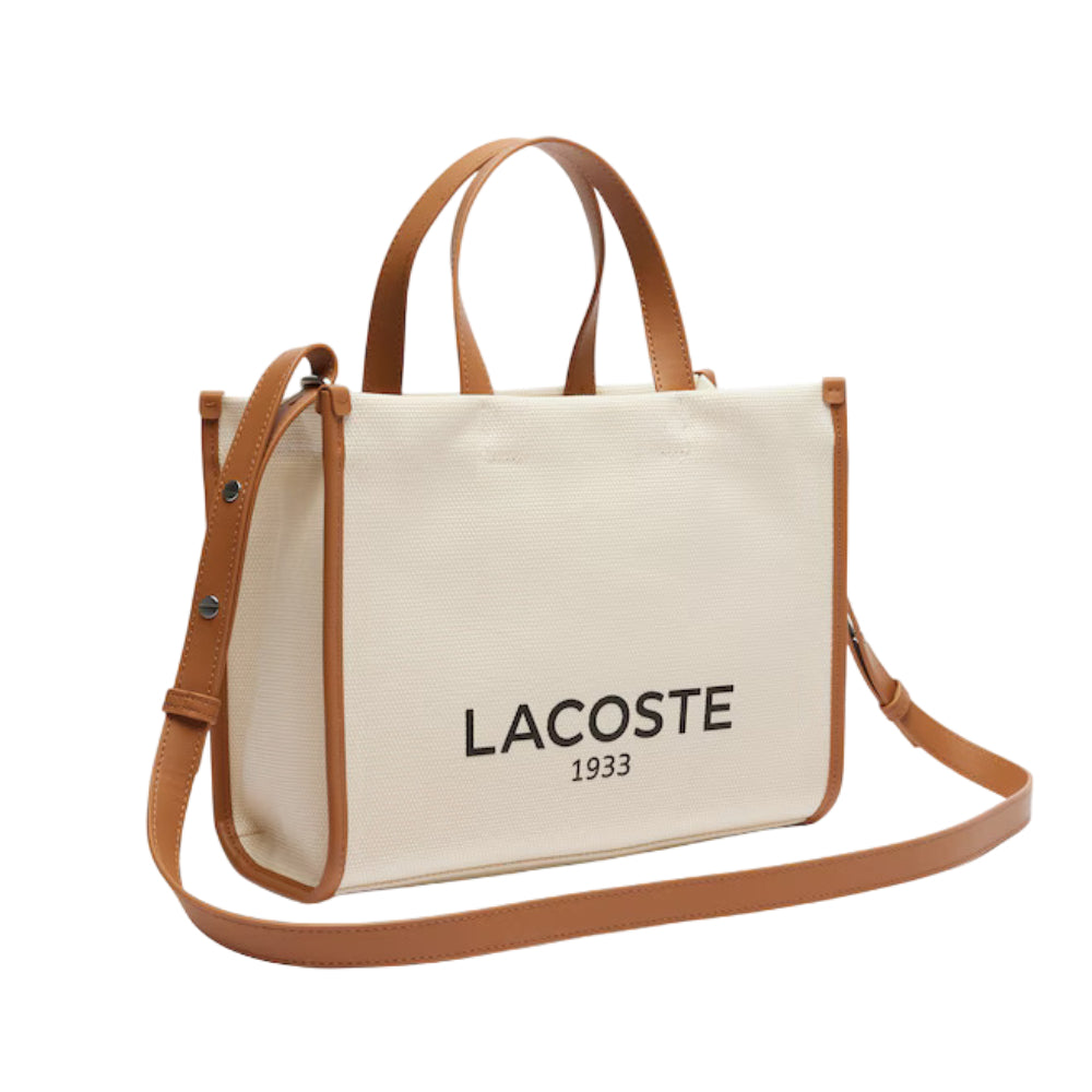 Lacoste Women's Small Heritage Tote Bag with Adjustable strap