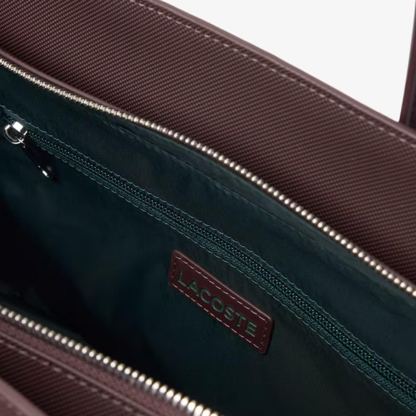 Lacoste Medium Daily City Handbag - Brown