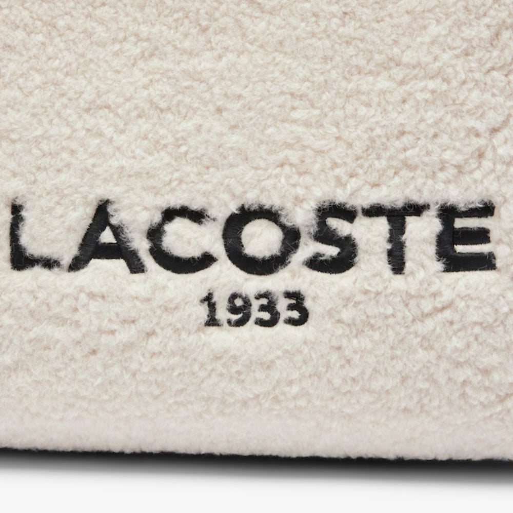 Lacoste Small Heritage Tote Bag with Adjustable Strap - Beige/Black