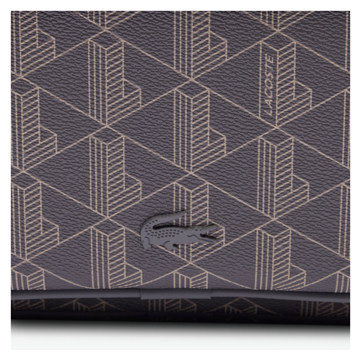 Lacoste Men's The Blend Backpack with Adjustable Strap - Gray