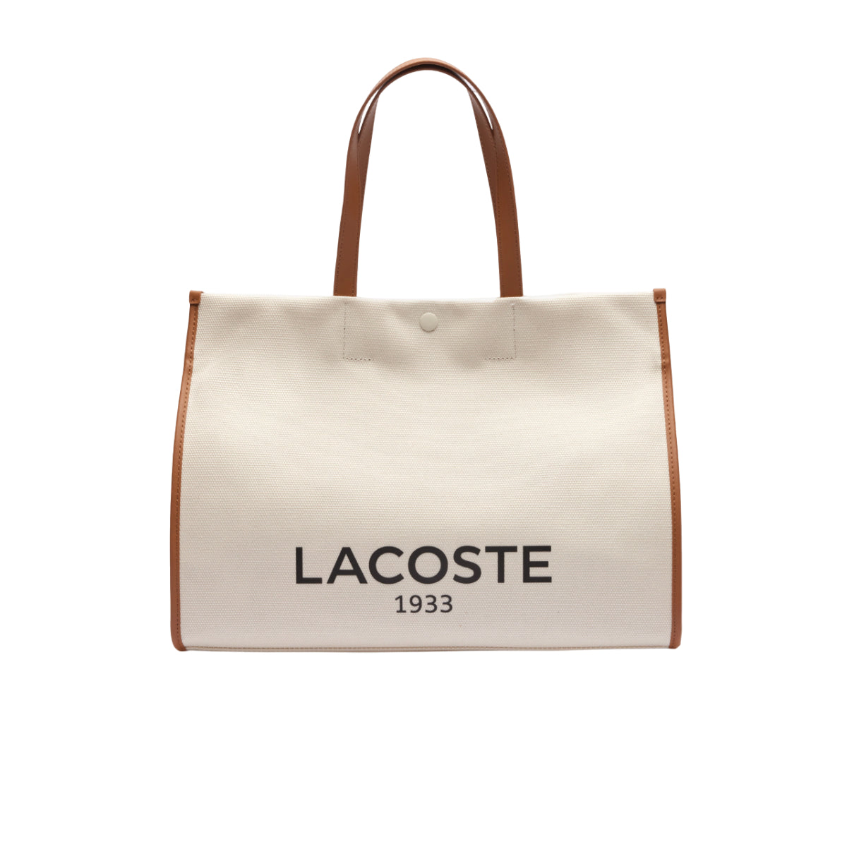 Lacoste Heritage Unisex Canvas Tote Handbag - White