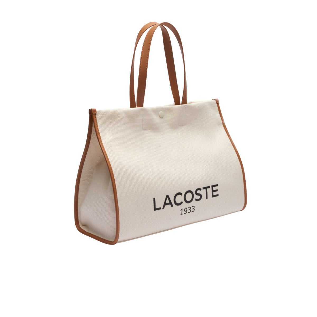 Lacoste Heritage Unisex Canvas Tote Handbag - White