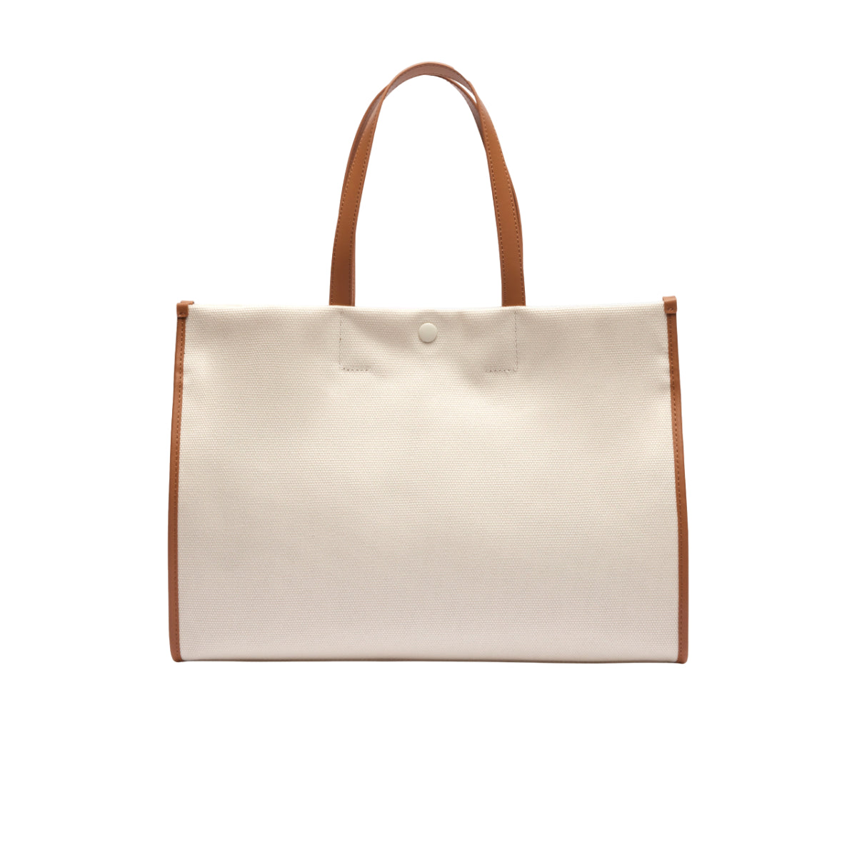 Lacoste Heritage Unisex Canvas Tote Handbag - White