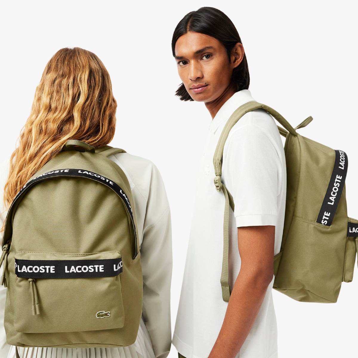 Lacoste Unisex Neocroc Zippered Backpack
